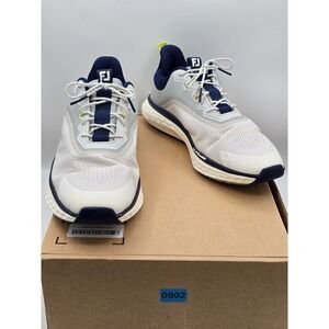 Quantum Men's Spikeless Golf Shoes White Blue Size 12 M - Used
